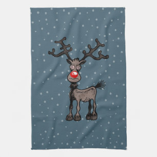 Linge De Cuisine Noël stressant avec Rudolf