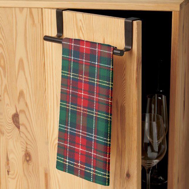 Linge De Cuisine Noël tartan écossais classique (Pliage en tiers)