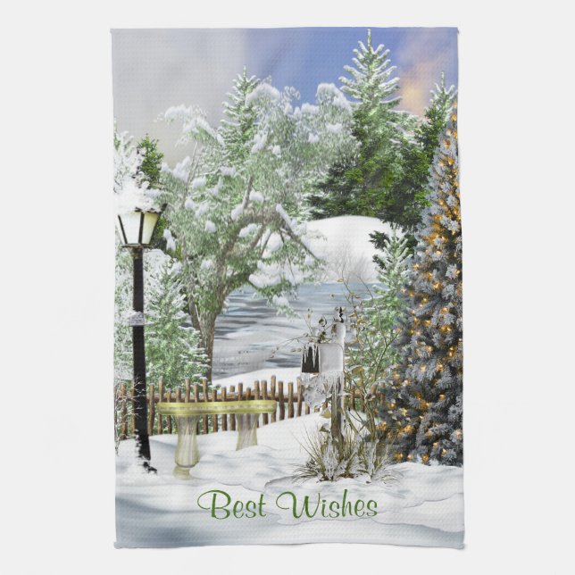 Linge De Cuisine Noël vintage (Vertical)