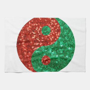 Linge De Cuisine noël yin yang