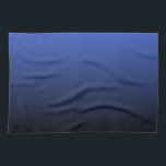 Linge De Cuisine Noir bleu royal Ombre<br><div class="desc">Ce produit est décrit dans le noir bleu royal Ombre. La couleur s'efface du bleu royal au noir. Personnalisez facilement ce produit avec votre propre texte,  image ou photo.</div>