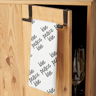 Linge De Cuisine Noir et blanc : personnalisé