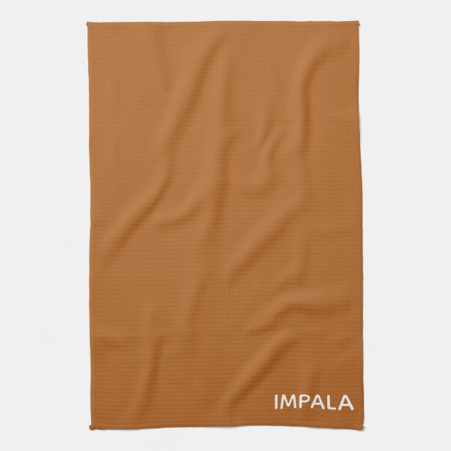 Linge De Cuisine Nom de couleur brun Impala (Vertical)