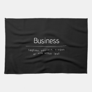 Linge De Cuisine Nom d'entreprise minimal moderne & autres informat
