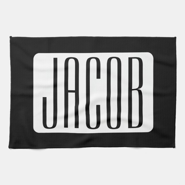 Linge De Cuisine Nom moderne ou nom de marque modifiable pour l'ent (Horizontal)