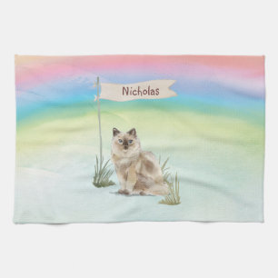 Linge De Cuisine Nom personnalisé Ragdoll Chat Pet