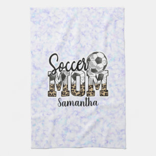 Linge De Cuisine Nom personnalisé Soccer Maman Fête des mères