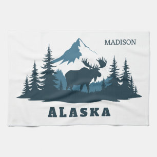 Linge De Cuisine Nom personnalisé & Texte ALASKA