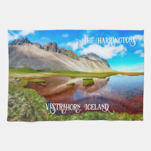 Linge De Cuisine Nom personnalisé Vestrahorn Mountains, Islande