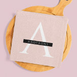 Linge De Cuisine Nom personnel minimaliste Pastel Pink<br><div class="desc">Nom personnel minimaliste Pastel Pink</div>