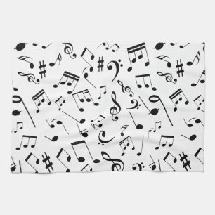 Linge De Cuisine Notes musicales 3