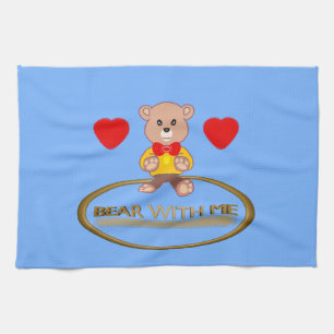Linge De Cuisine Nounours Bleu