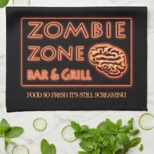 Linge De Cuisine Nourriture Zombie Si Fraîche Encore En Pleurant H