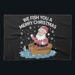 Linge De Cuisine Nous Vous Poissons Un Joyeux Pêcheur De Noël Pêche<br><div class="desc">Nous Vous Poissons Un Joyeux Pêcheur De Noël Pêche Père Noël</div>