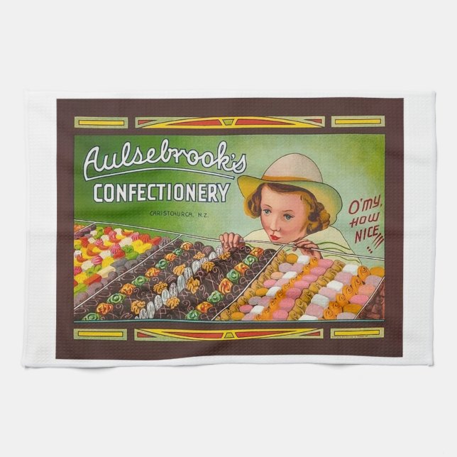 Linge De Cuisine Nouvelle-Zélande confiserie (Horizontal)