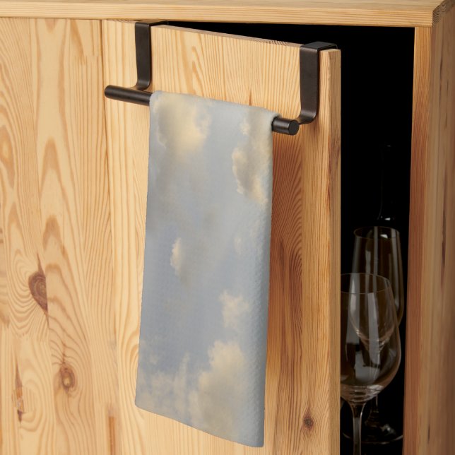 Linge De Cuisine Nuages caribéens rêveurs 6 (Pliage en tiers)