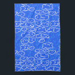 Linge De Cuisine Nuages colorés Pluie Bleu Motif<br><div class="desc">Décorez votre cuisine avec cette serviette d'art cool. Faites un grand cadeau de ménage,  d'anniversaire ou de mariage! Vous pouvez le customiser et ajouter du texte. Consultez ma boutique pour plus de couleurs et de motifs !</div>