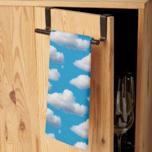 Linge De Cuisine Nuages fluides