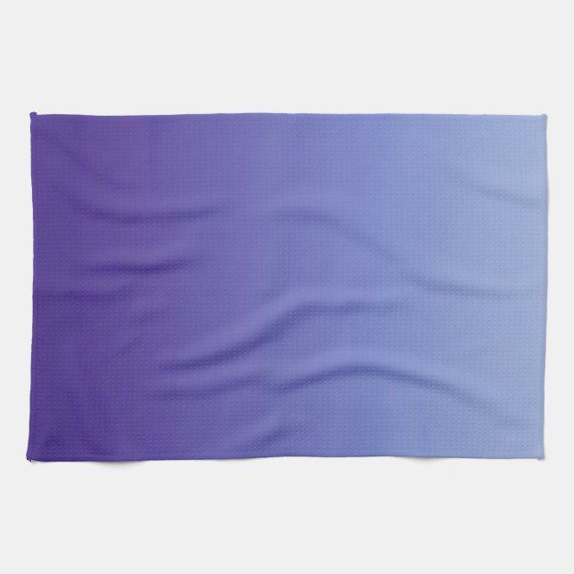 Linge De Cuisine Nuances de violet de pervenche à bleu (Horizontal)