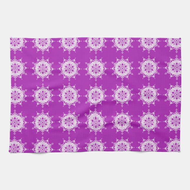 Linge De Cuisine Nudibranche Mandala (Horizontal)