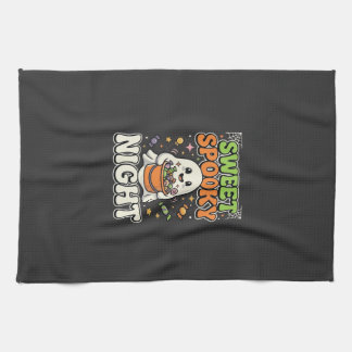 Linge De Cuisine Nuit de chasse aux bonbons d'Halloween