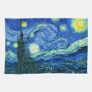 Linge De Cuisine nuit de van gogh starry