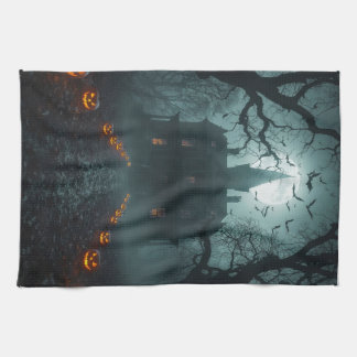 Linge De Cuisine Nuit éffrayante avec Jack-o'Lanterns