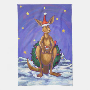 Linge De Cuisine Nuit étoilée de Noël Kangaroo