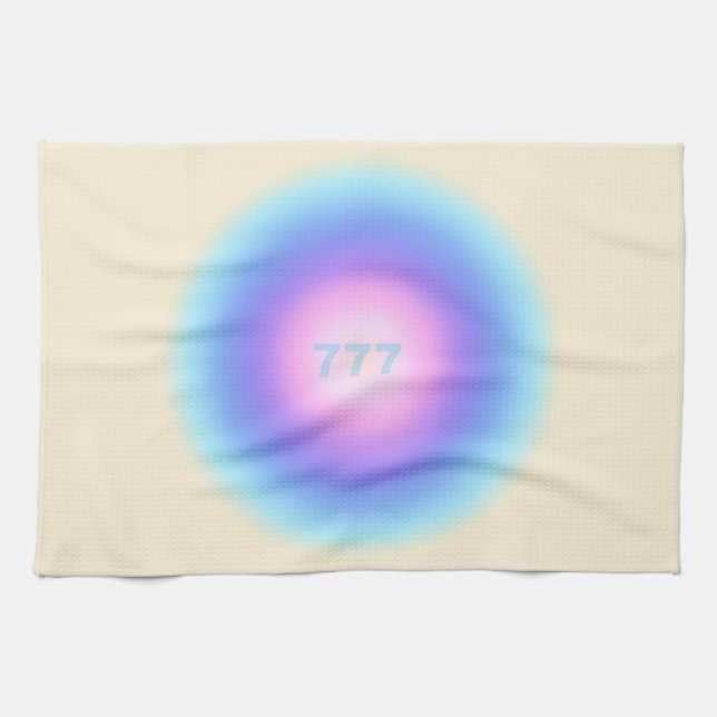 Linge De Cuisine Numéros d'ange 777 - Bonne fortune (Horizontal)