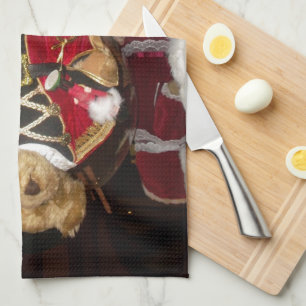 Linge De Cuisine Nutcracker Teddy Bear Collection de Noël