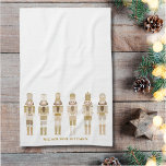 LINGE DE CUISINE NUTCRACKERS D'OR NOËL<br><div class="desc">Élégants soldats de la noix d'or</div>