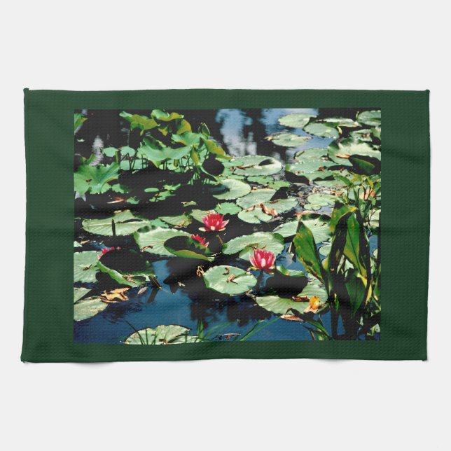 Linge De Cuisine Nymphéas (Horizontal)