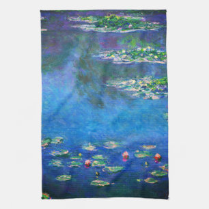 Linge De Cuisine Nymphéas vintage par Claude Monet