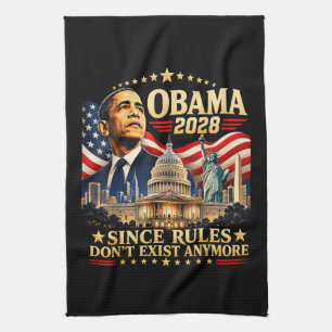 Linge De Cuisine Obama 2028 Puisque les règles n'existent plus
