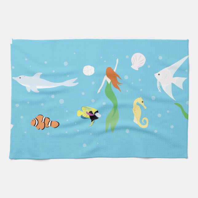 Linge De Cuisine Ocean (Horizontal)
