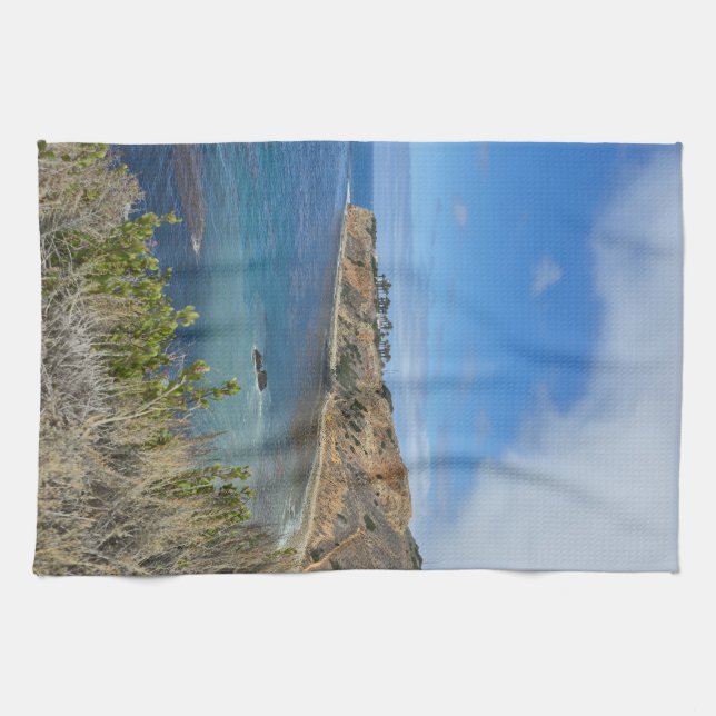 Linge De Cuisine Océan de Palos Verdes  (Horizontal)