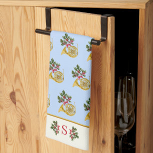 Linge De Cuisine Ode to the Nutcracker French Horn Blue