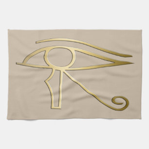 Linge De Cuisine Oeil de symbole d'Egyptien de Horus