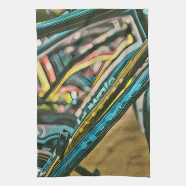Linge De Cuisine OEuvre cycliste (Vertical)