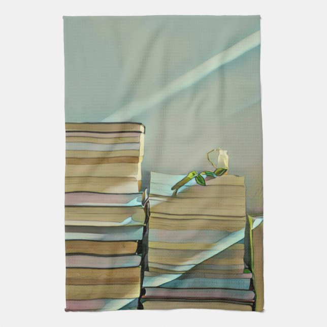 Linge De Cuisine Œuvre d'art amateur de bibliothèque (Vertical)