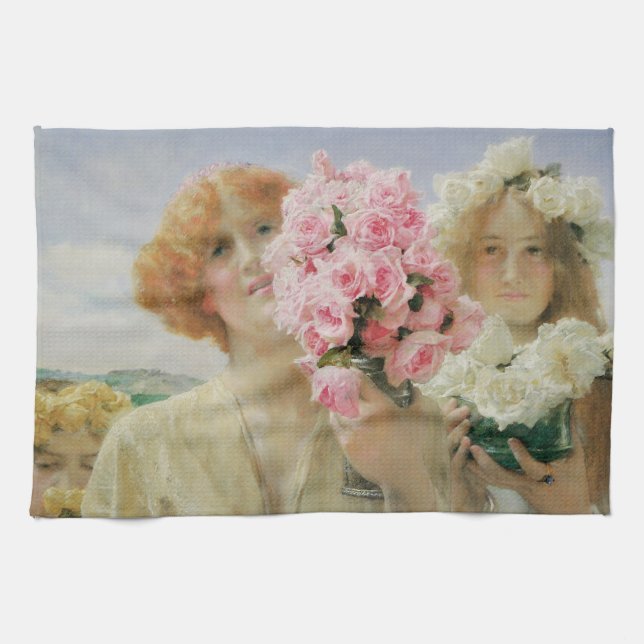 Linge De Cuisine Offrande d'été par Sir Lawrence Alma-Tadema (Horizontal)