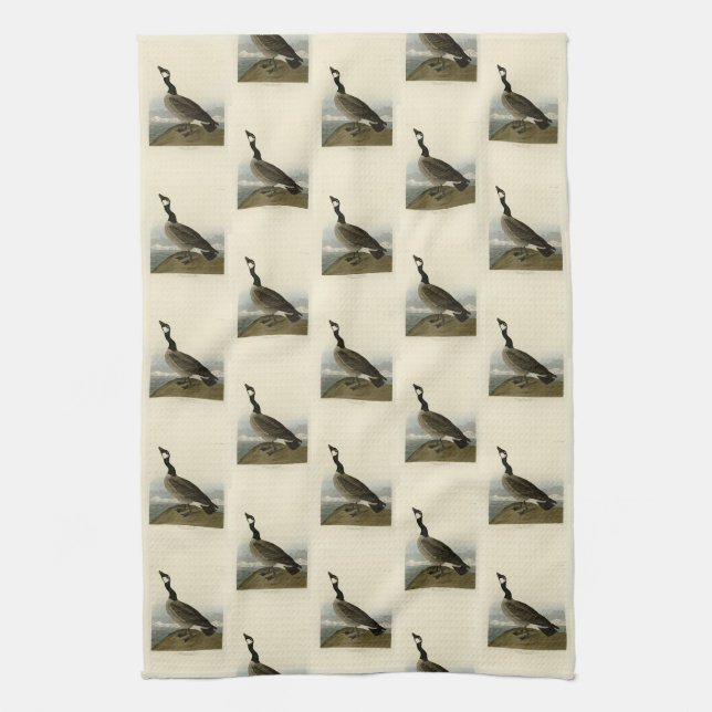 Linge De Cuisine Oie en caquette des oiseaux d'Amérique d'Audubon (Vertical)