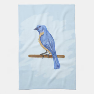 Linge De Cuisine Oiseau bleu