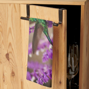 Linge De Cuisine Oiseau de la Foi qui éclate des oreilles de violet