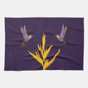 Linge De Cuisine Oiseaux de mer Fleur jaune