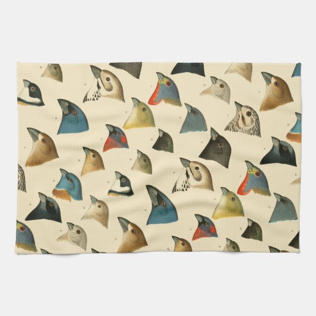Linge De Cuisine Oiseaux nord-américains (Horizontal)
