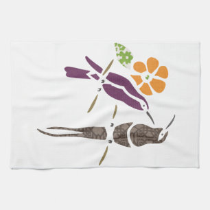 Linge De Cuisine Oiseaux sur une branche