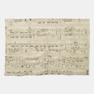Linge De Cuisine Old Music Notes