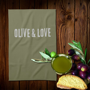 Linge De Cuisine Olive&Love - devis amusant