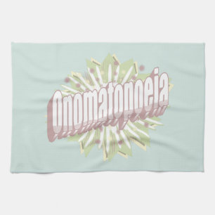 Linge De Cuisine Onomatopoeia Explosion Anglais